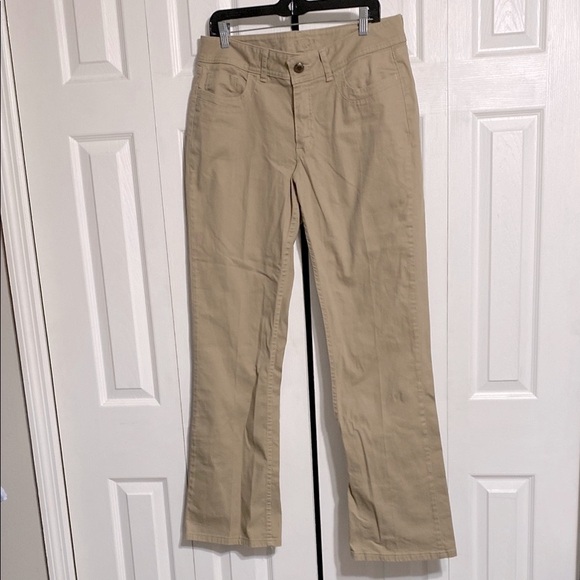 Riders by Lee camel colored cotton jean style pants size 12L - Picture 1 of 11